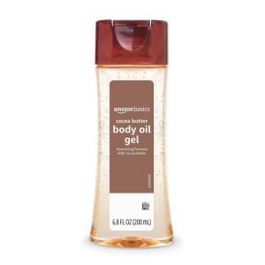 imageAmazon Basics Body Oil Gel with Cocoa Butter Paraben Free 68 Fl Oz Pack of 1 Previously Solimo68 Fl Oz Pack of 1