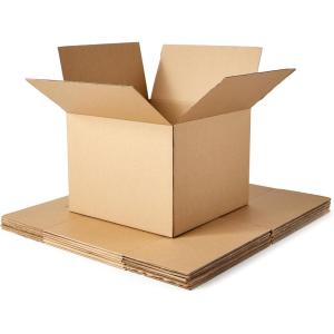 imageAmazon Basics Cardboard Shipping and Packing Moving Boxes 10 Pack Medium Brown 18quot x 14quot x 12quotLarge