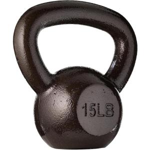 imageAmazon Basics Cast Iron Kettlebell15 Pounds