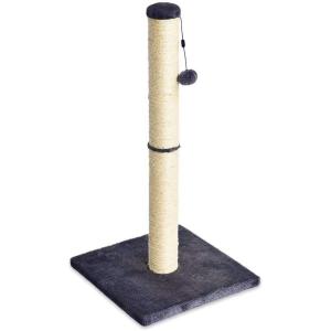 imageAmazon Basics Cat Scratcher  Indoor Classic Single Cat ampamp Kittens Scratching Post Medium 315quotH  GreyGrey