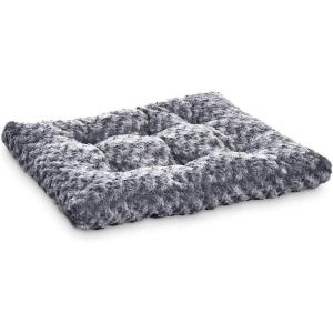 imageAmazon Basics Cat and Dog Bed and Crate Pad Machine Washable Indoor 23 x 18 x 25 inches Gray46 in