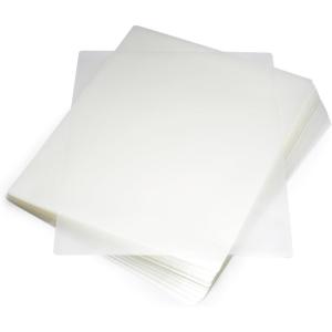 imageAmazon Basics Clear Thermal Laminating Plastic Paper Laminator Sheets 9 x 115Inch 50Pack 3mil100Pack