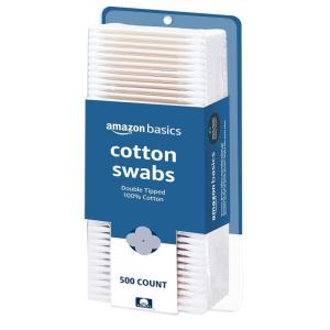 imageAmazon Basics Cotton Swabs for Personal Hygiene and Baby Care 500 Count 1 Pack500 Count Pack of 1