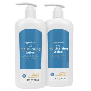 imageAmazon Basics Daily Moisturizing Lotion 12 Fluid Ounces 2Pack12 Fl Oz Pack of 2