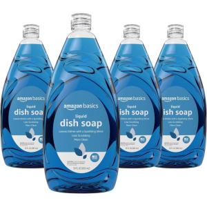 imageAmazon Basics Dish Soap Fresh Scent 30 fl oz Pack of 430 Fl Oz Pack of 4