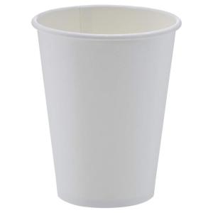 imageAmazon Basics Disposable Coffee Cups 12 oz Paper 100 Count Pack of 1 White500 Count Pack of 1
