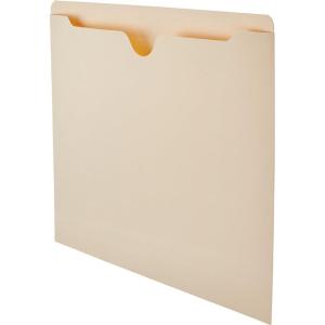 imageAmazon Basics File Folders Jacket Reinforced StraightCut Tab 2 Inch Expansion 50Pack Letter Size ManilaNo Expansion
