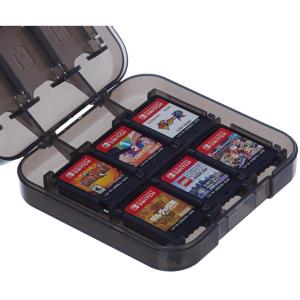 imageAmazon Basics Game Storage Case for 24 Nintendo Switch Games  34 x 34 x 1 Inches BlueBlack