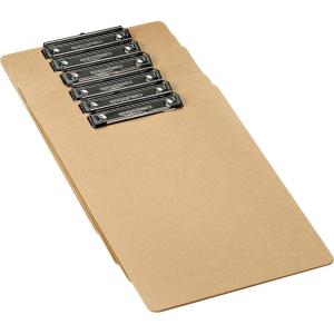 imageAmazon Basics Hardboard Office Clipboard 6Pack Brown6Pack
