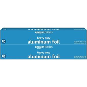 imageAmazon Basics Heavy Duty Aluminum Foil 125 Sq Ft Pack of 1125 Sq Ft Pack of 2