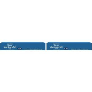imageAmazon Basics Heavy Duty NonStick Foil 95 Sq Ft95 Sq Ft Pack of 2