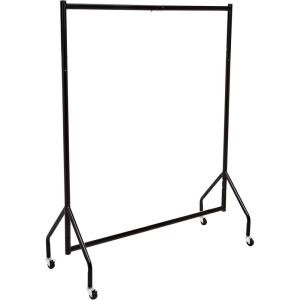 imageAmazon Basics Heavy Duty Rolling Garment Rack Hanging Clothes Organizer Rail for Display and Storage 182 x 152 m Black121 x 152 m