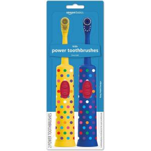 imageAmazon Basics Kids Battery Powered Toothbrush 2 Count 1 Pack Previously Solimo2 Count Pack of 1