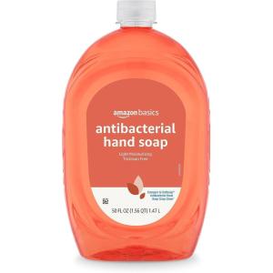 imageAmazon Basics Liquid Hand Soap Refill Light Moisturizing TriclosanFree Citrus 50 Fl Oz Pack of 1 Previously Solimo50 Fl Oz Pack of 1