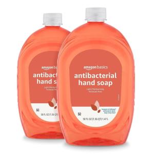 imageAmazon Basics Liquid Hand Soap Refill Light Moisturizing TriclosanFree Citrus 50 Fl Oz Pack of 2 Previously Solimo50 Fl Oz Pack of 2