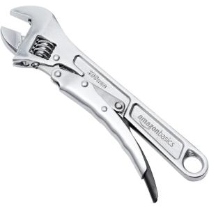 imageAmazon Basics Locking Adjustable Wrench 10 inch x 27 inch x 075 inch