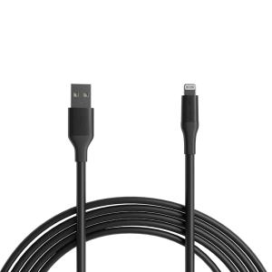 imageAmazon Basics MFi Certified USBA to Lightning Charger Cable for Apple iPhone iPad 10 Feet BlackBlack