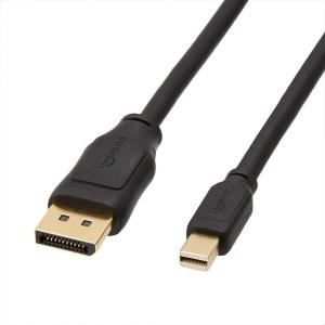 imageAmazon Basics Mini DisplayPort to DisplayPort Display Cable 4Kx2K GoldPlated Plugs 6 Foot Black6 Feet