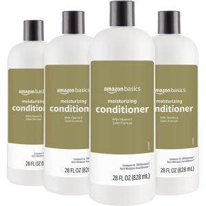 imageAmazon Basics Moisture Rich Conditioner 28 Fluid Ounce28 Ounce Pack of 4