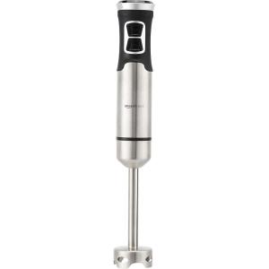 imageAmazon Basics MultiSpeed Immersion Hand Blender for Kitchen Mixing Smoothies Soups 500 Watt Powerful Silver