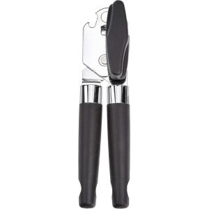 imageAmazon Basics Multifunction Manual Can Opener and Bottle Opener 22 cm Black Soft Grip Dual Handle
