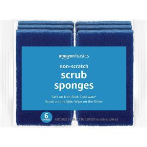 imageAmazon Basics NonScratch Sponges 6PackNonScratch