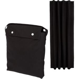imageAmazon Basics Portable Blackout Curtain Shade with Suction Cups 50quot W x 78quot L 1Pack Moon and StarsBlack