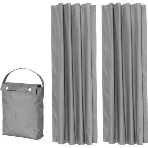 imageAmazon Basics Portable Blackout Curtain Shade with Suction Cups 50quot W x 78quot L 1Pack Moon and StarsDark Grey
