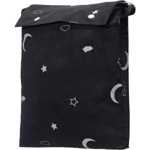 imageAmazon Basics Portable Blackout Curtain Shade with Suction Cups 50quot W x 78quot L 1Pack Moon and StarsMoon and Stars