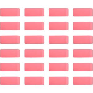 imageAmazon Basics Rectangular Eraser 24 Count Pink24 count
