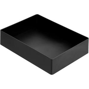 imageAmazon Basics Rectangular Plastic Desk Organizer with Storage Trays Accessory Tray 94 x 67 x 2 inch WhiteBlack