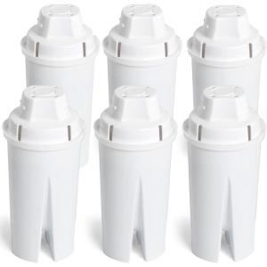 imageAmazon Basics Replacement Water Filters for Water Pitchers BPAFree WQA ampamp NSF Certified Compatible with Brita Water Pitchers ampamp Drinking Water Filter Systems 6 Month Filter Supply 3Pack6 Count Pack of 1