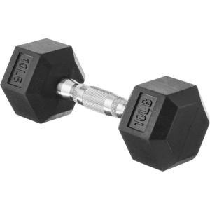 imageAmazon Basics Rubber Hex Dumbbell Hand Weight10 Pounds