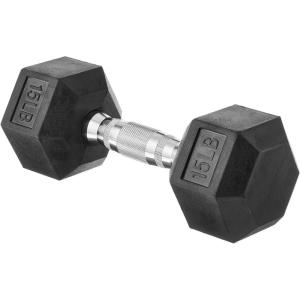 imageAmazon Basics Rubber Hex Dumbbell Hand Weight15 Pounds