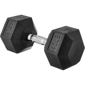 imageAmazon Basics Rubber Hex Dumbbell Hand Weight45 Pounds