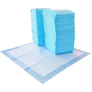 imageAmazon Basics Scented Dog and Puppy Pee Pads 5Layer LeakProof Super Absorbent QuickDry Surface Potty Training Regular 22x22quot 100 Count Blue ampamp WhiteRegular 100 Count