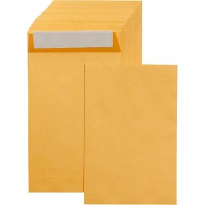 imageAmazon Basics Self Adhesive Catalog Mailing Envelopes Peel and Seal 6x9 Inch Brown Kraft 100Pack250Pack