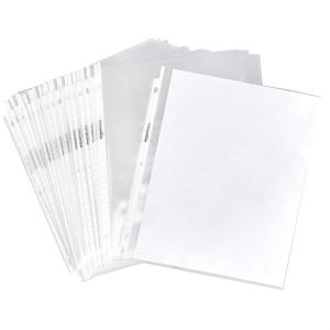 imageAmazon Basics Sheet Protectors for 3 Ring Binder Heavyweight Polypropylene 85 x 11 Inch 100Pack Clear2000 Count Pack of 1