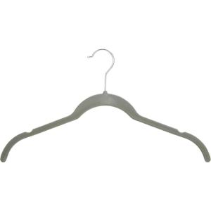 imageAmazon Basics Slim Velvet NonSlip Shirt Clothes Hangers Pack of 100 BlackGraySilver