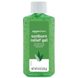 imageAmazon Basics Sunburn Relief Gel with Aloe Vera 8 oz Pack of 1 Previously Solimo8 Ounce Pack of 1