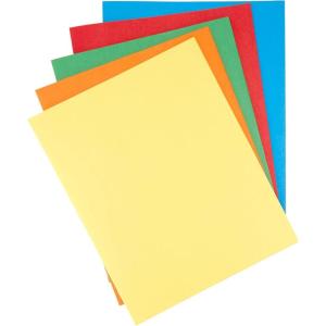 imageAmazon Basics Twin Pocket File Folders with Fasteners 25Pack Letter Assorted