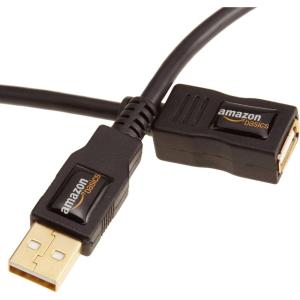imageAmazon Basics USBA 20 Extension Cable Male to Female 480Mbps Transfer Speed 98 Foot Black10Pack