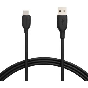 imageAmazon Basics USBC to USBA 20 Fast Charger Cable for Android Phones 480Mbps Speed USBIF Certified for Apple iPhone 1615 iPad Samsung Galaxy Tablets Laptops 6 Foot WhiteBlack