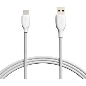 imageAmazon Basics USBC to USBA 20 Fast Charger Cable for Android Phones 480Mbps Speed USBIF Certified for Apple iPhone 1615 iPad Samsung Galaxy Tablets Laptops 6 Foot WhiteWhite
