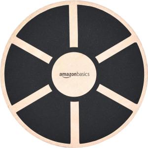 imageAmazon Basics Wood Wobble Balance Trainer BoardBlack