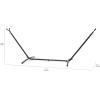 imageAmazon Basics 2 Person Heavy Duty Hammock Stand for Outside Includes Portable Carrying Case 9 foot Black9Foot