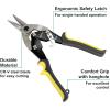 imageAmazon Basics 3Piece Aviation Snip Set  Left Right and Straight Cut3Piece