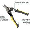 imageAmazon Basics 3Piece Aviation Snip Set  Left Right and Straight CutStraight