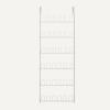imageAmazon Basics Over the Door Metal Shoe Rack 18 Pair Capacity WhiteWhite