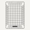 imageAmazon Basics Wire Storage Baskets for Organizing Black Pack of 6
